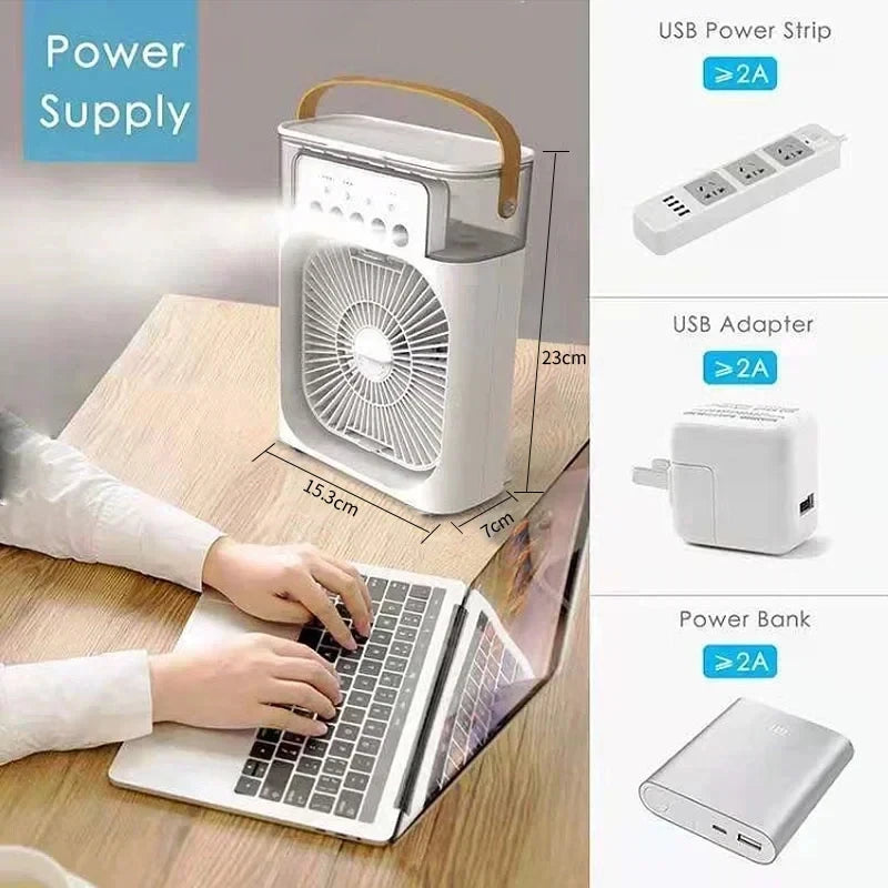 Portable Mini Air Conditioner Fan