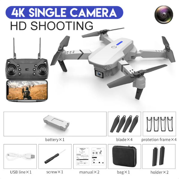 E88 4K Dual-Camera Drone